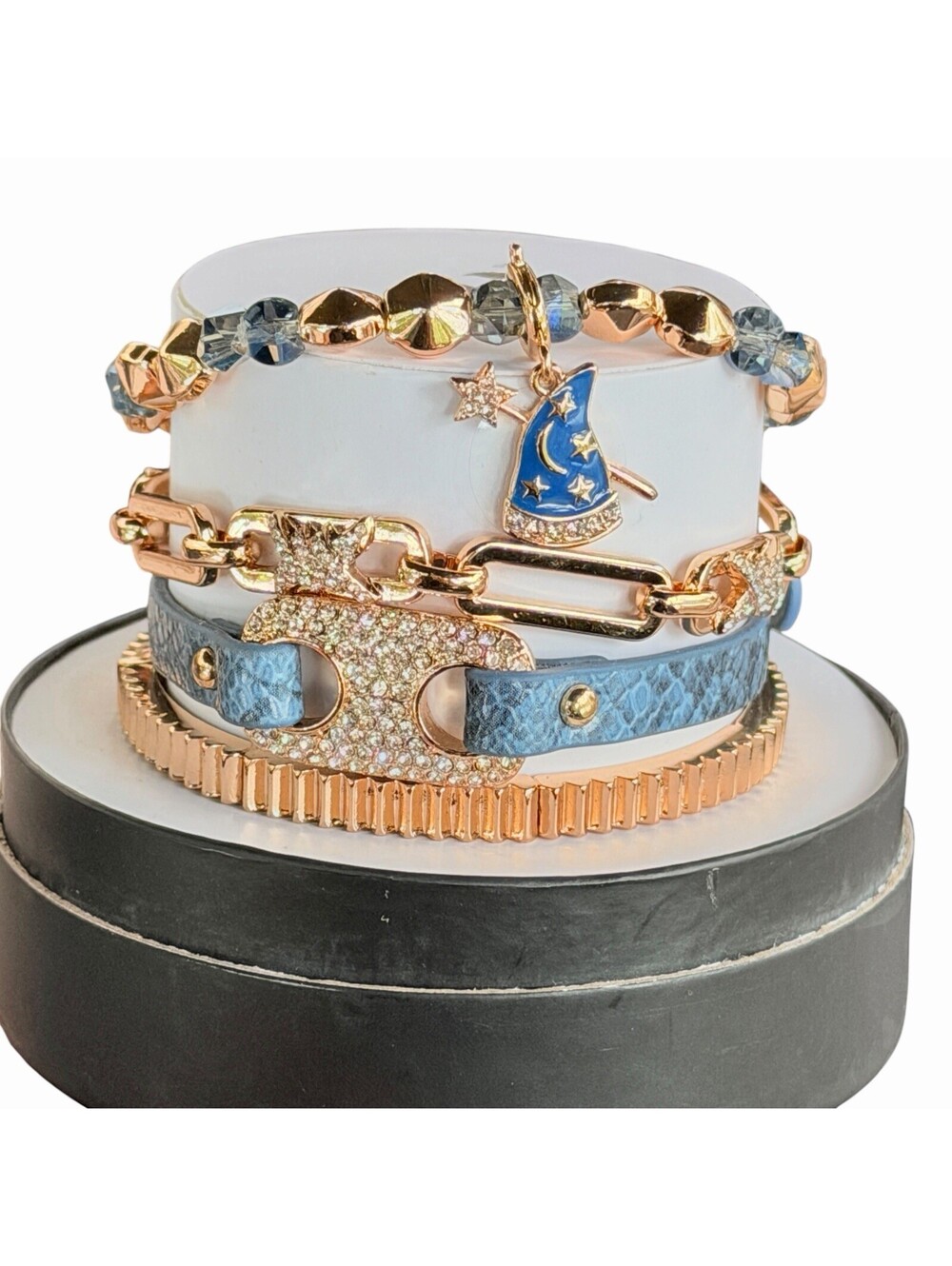 Bomb Party Halloween Stacks RARE UNICORN ST43955 on Yellow Gold Wizard Hat